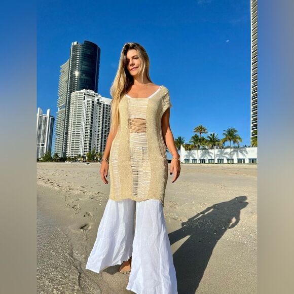 Bathing suit coverup/top - Picture 2 of 8